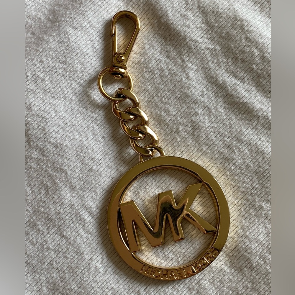 Michael Kors bag charm gold